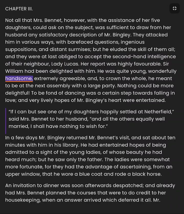 Brandon reads a classic
