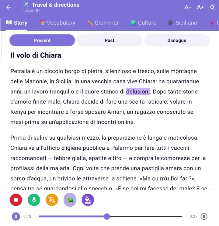 Il volo di Chiara